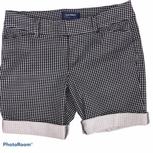 Old Navy Black Checkered Shorts Size 4 Women’s